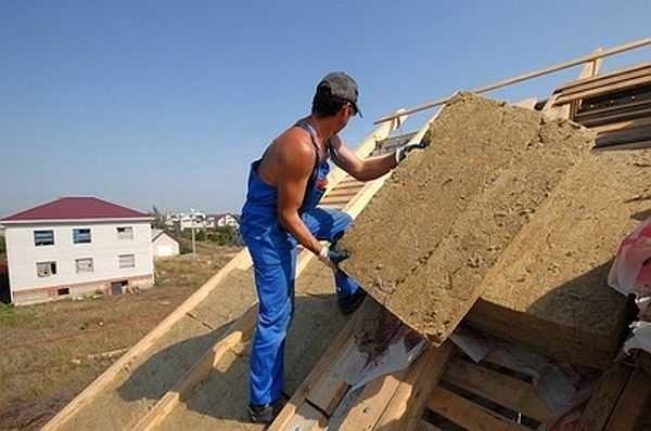 Утепление крыши мансарды снаружи