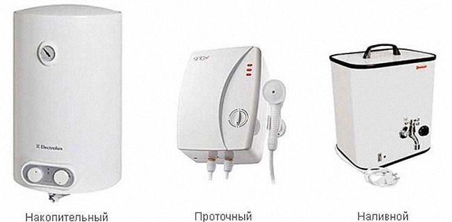виды электронагревателей воды для квартиры