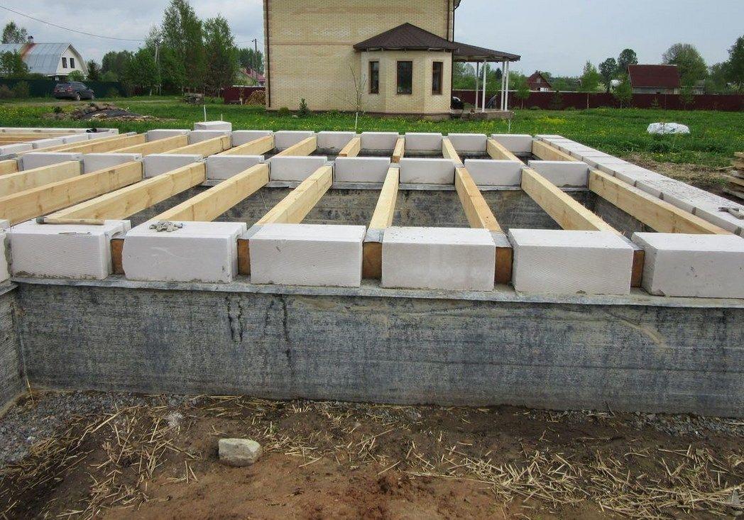 Фундамент под дом из газобетона