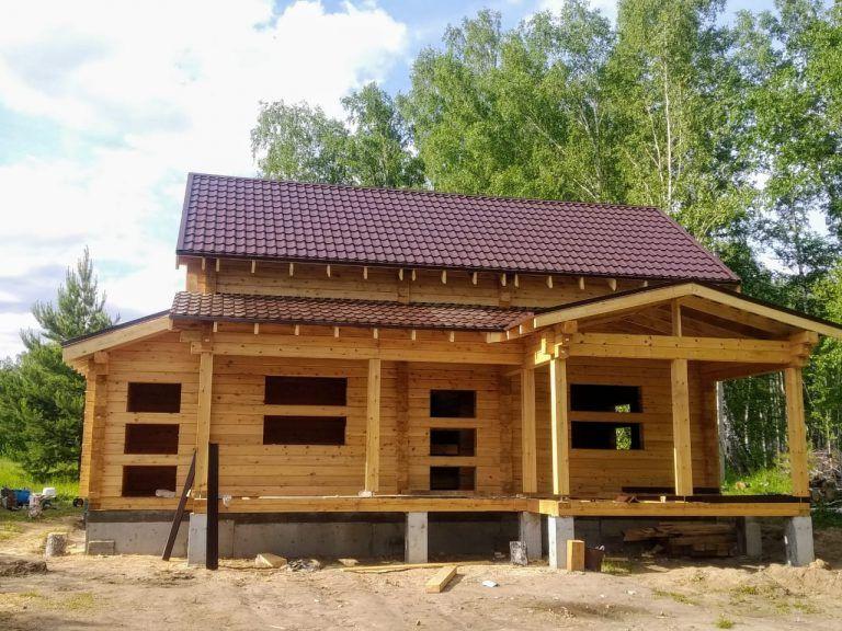 Дом из профилированного бруса своими руками