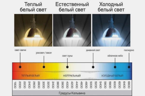 Виды светового потока